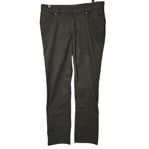 Hiltl Men’s Ultimate Trouser – Black Five-Pocket Pants 34x34 • German Design